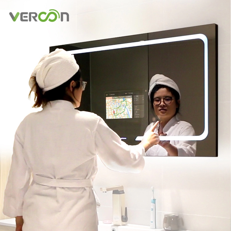 Espelho de vaidade LED inteligente de tamanho grande Vercon S50