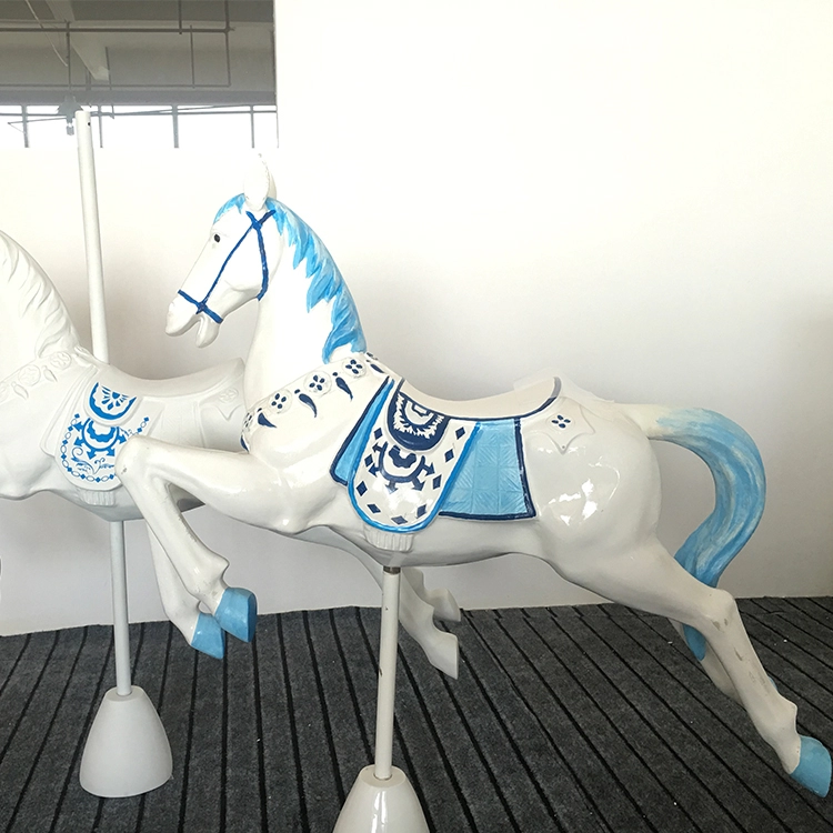 Estátuas de exibição de cavalo de fibra de vidro em tamanho real para venda