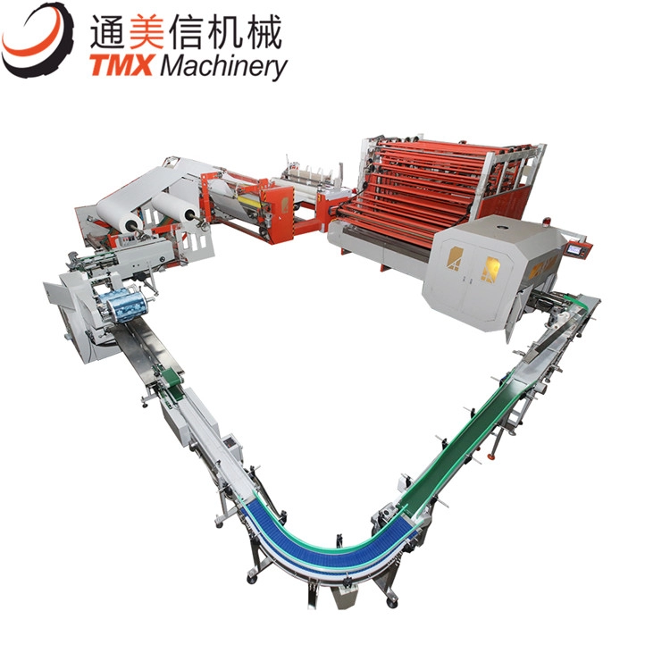 Máquina de fabricação de linha de produção de papel higiênico totalmente automática