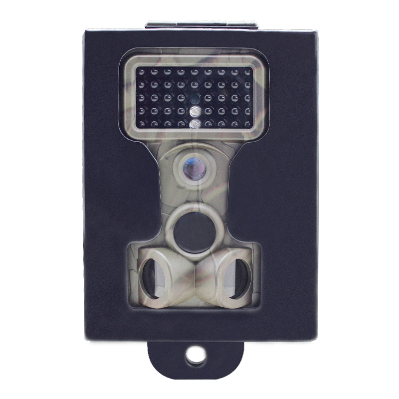 Caixa de segurança de câmera compatível com câmera de trilha