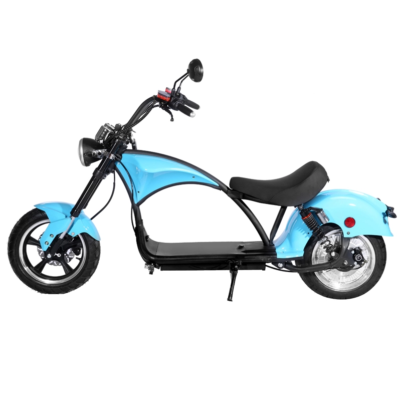 Motocicleta potente 2021 1500W 2000W 72v 20ah elétrica Citycoco scooters para adultos