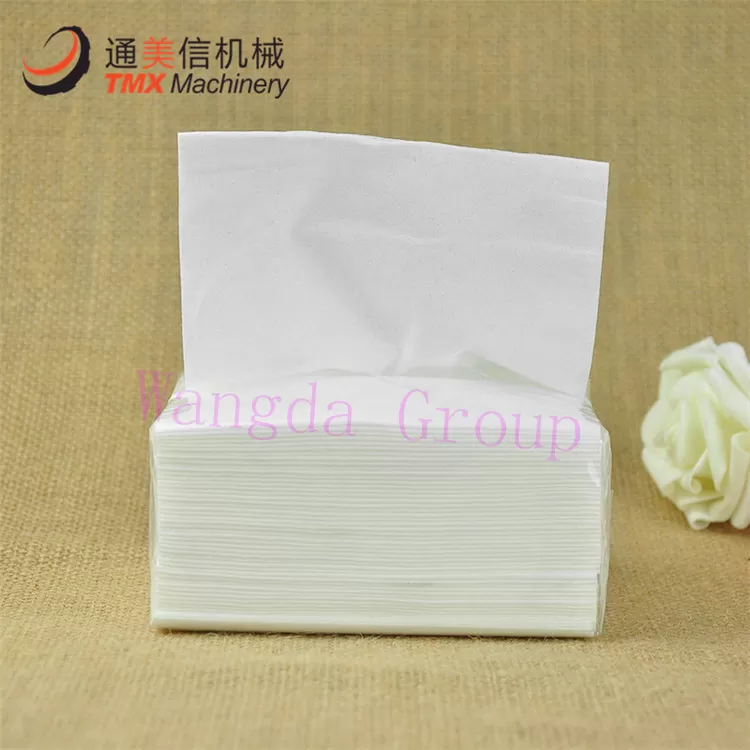 Máquina de toalha de mão de lenços faciais dobrados de 6 linhas em V