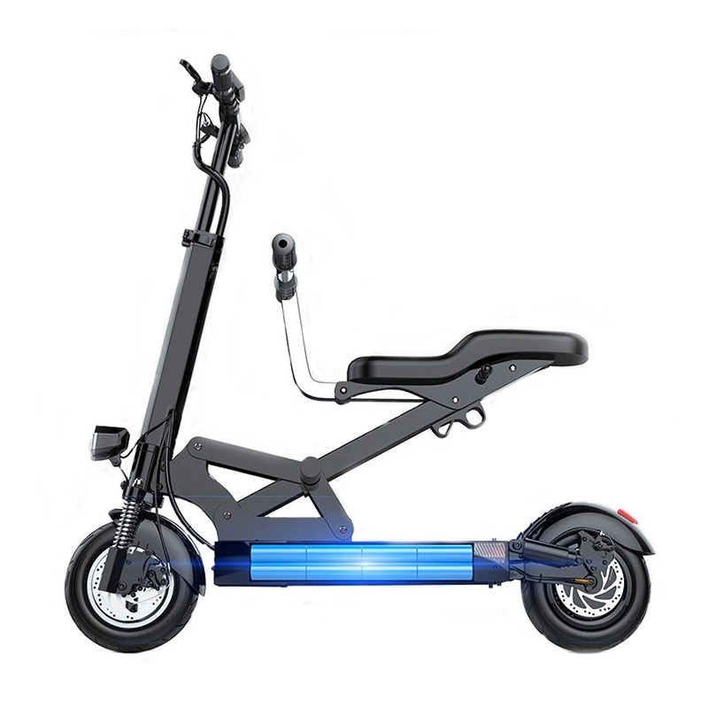 Novo design 10 polegadas Q13 48V 10AH Scooter elétrico dobrável auto-equilíbrio