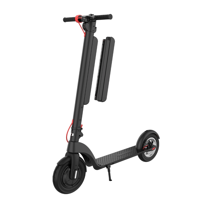 Scooter elétrico portátil com bateria embutida de maior alcance X8