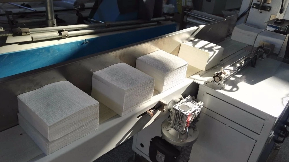 Máquina de embalagem de tecido de guardanapo de papel semi-automática/máquina de embalagem de tecido facial