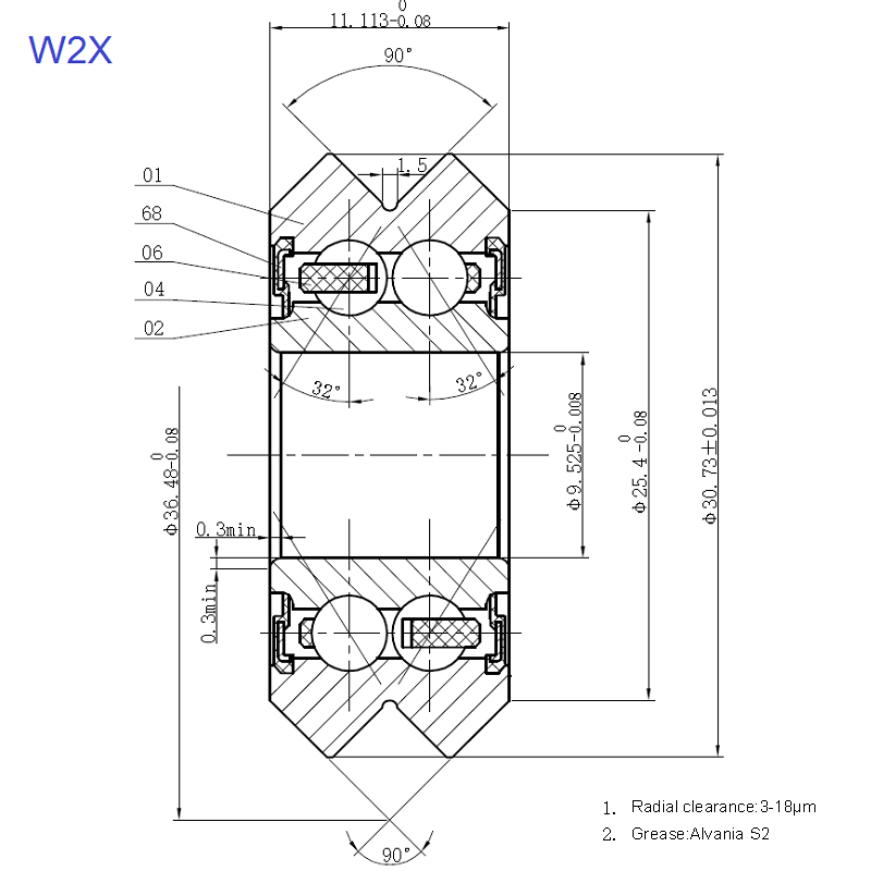 ROLAMENTO W2X