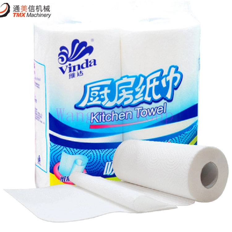 Linha de produção de papel higiênico e toalha de cozinha totalmente automática