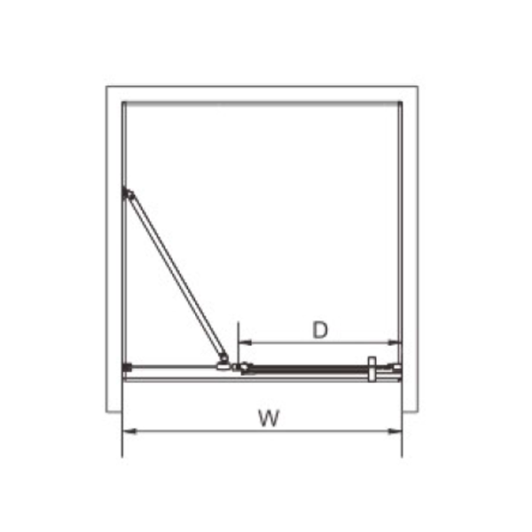 portas de box de vidro com painel fixo sem moldura_Duschtüren _douchedeuren_NEUNAS