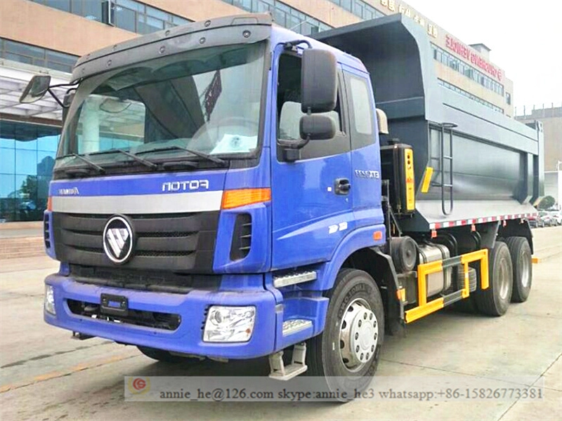 Caminhão basculante para serviço pesado Foton em forma de U 30 toneladas