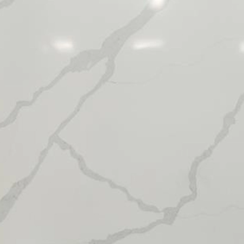 Lajes grandes de quartzo branco Calacatta