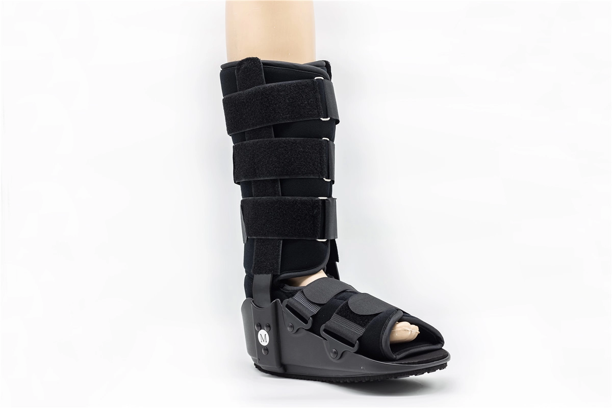 Suspensórios altos para botas com cam walker fixo de 17" com suportes de alumínio para lesões ou suporte de tornozelo quebrado