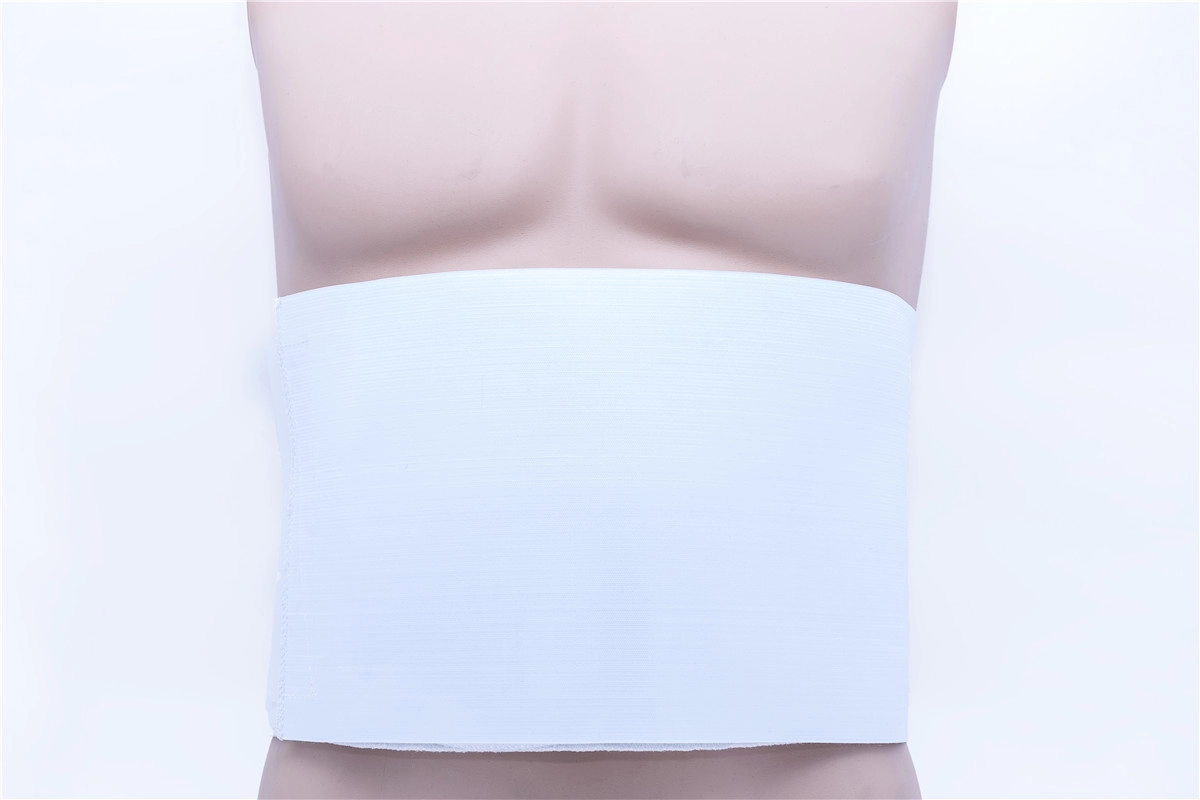 Fichário de cinto de costela feminino ou masculino pós-cirúrgico e envoltório de suporte lombar para tratamento