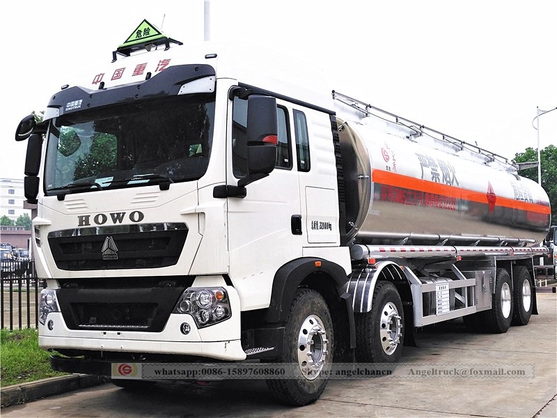 Liga de alumínio para caminhão de óleo a gasolina 30.500 litros HOWO