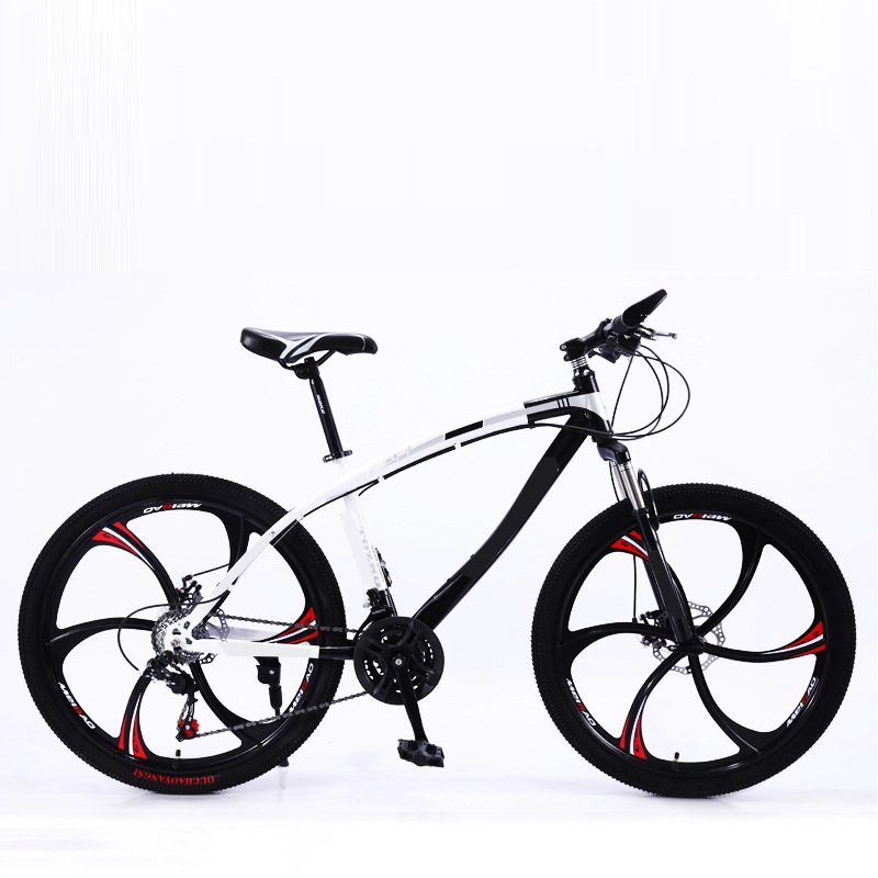 Bicicleta de montanha de aço de alto carbono 24 26 polegadas 21 marchas pneu de alta velocidade