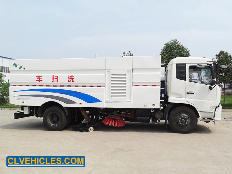 Caminhão de lavagem de estradas de alta pressão DongFeng KINGRUN