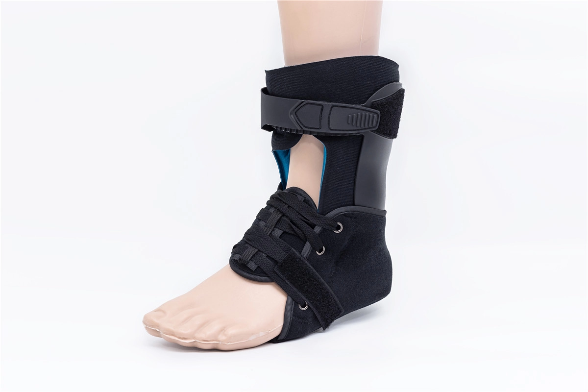 Suportes e suspensórios de tornozelo AFO curtos ajustáveis para estabilização de membros inferiores ou reabilitação de alívio da dor