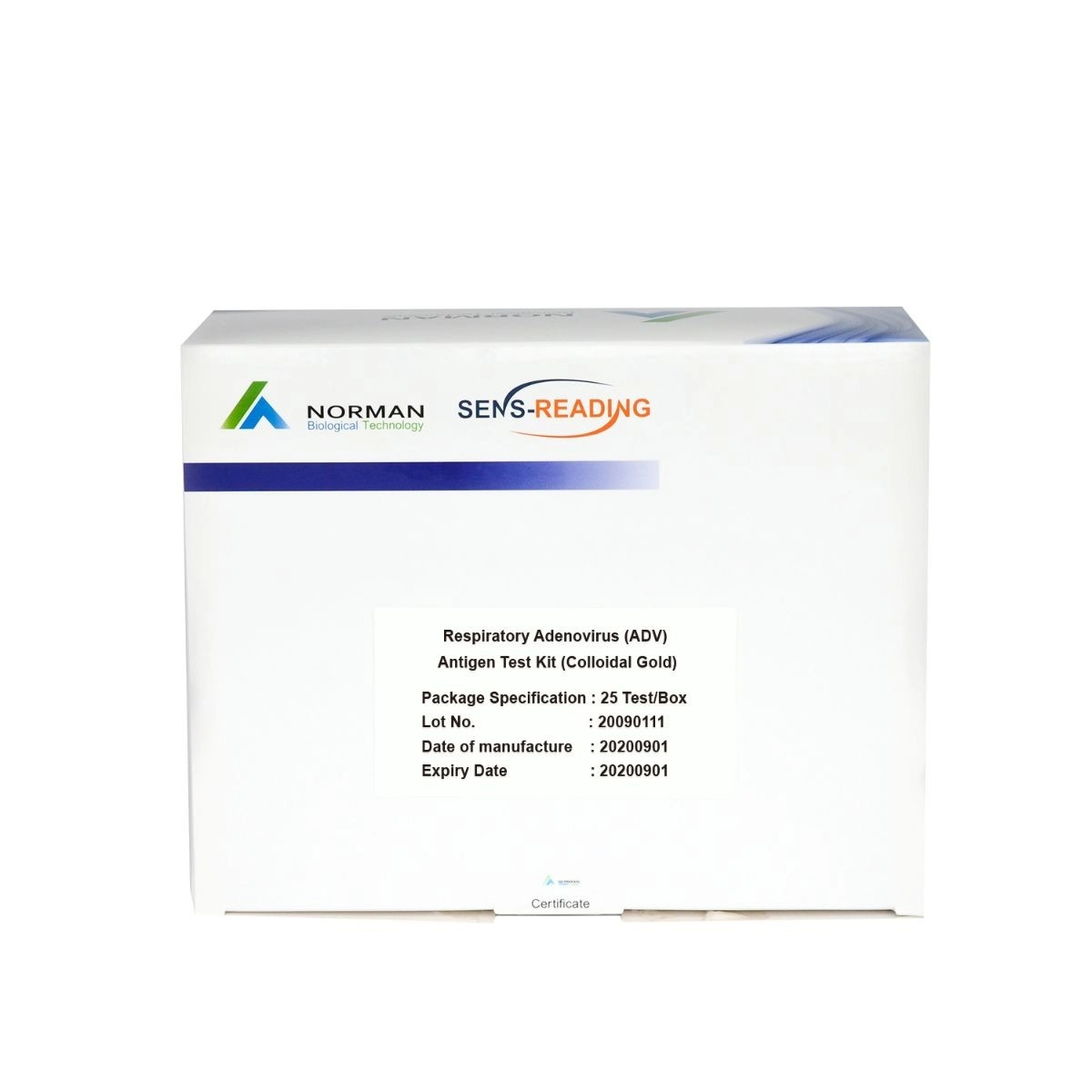 Kit de teste de antígeno de adenovírus respiratório (ADV)
