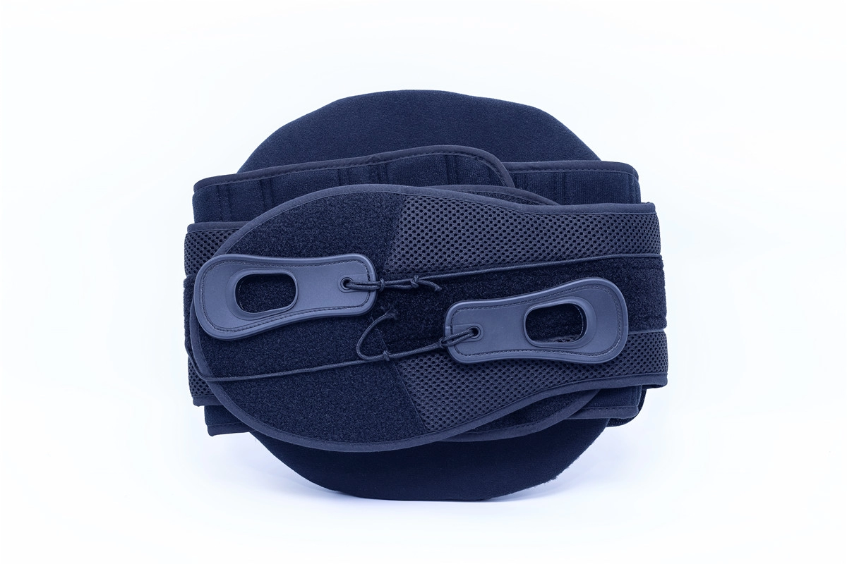 Suporte de cintura LSO respirável de 10" com placa de plástico para dor lombar ou corretor de postura
