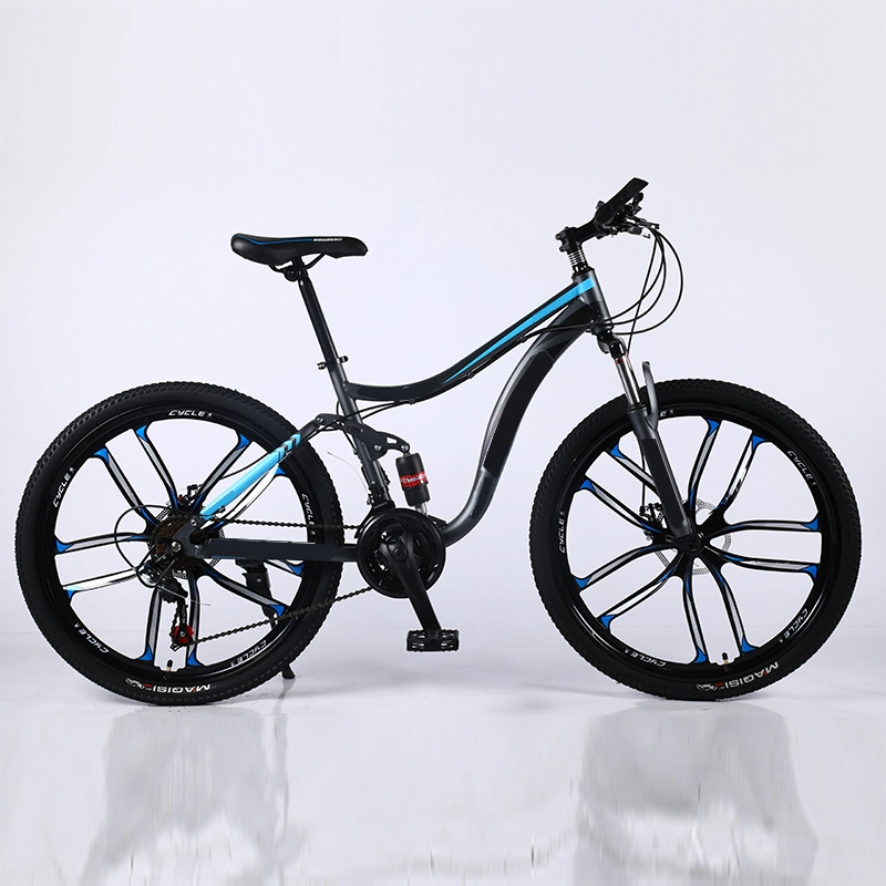 Bicicletas adultas com suspensão total de aço de alto carbono 21 velocidades para mulheres 26 bicicletas