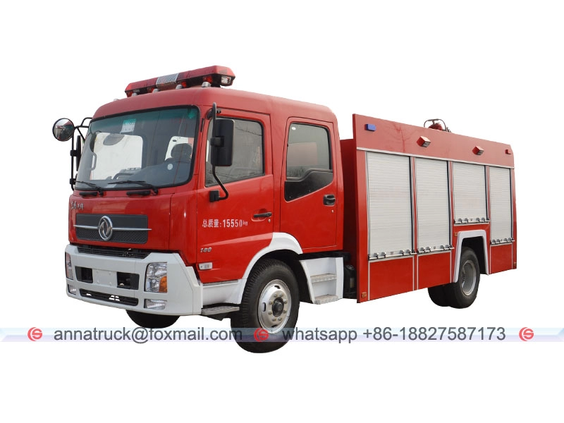 Caminhão de espuma de extinção de incêndio Dongfeng de 7.000 litros