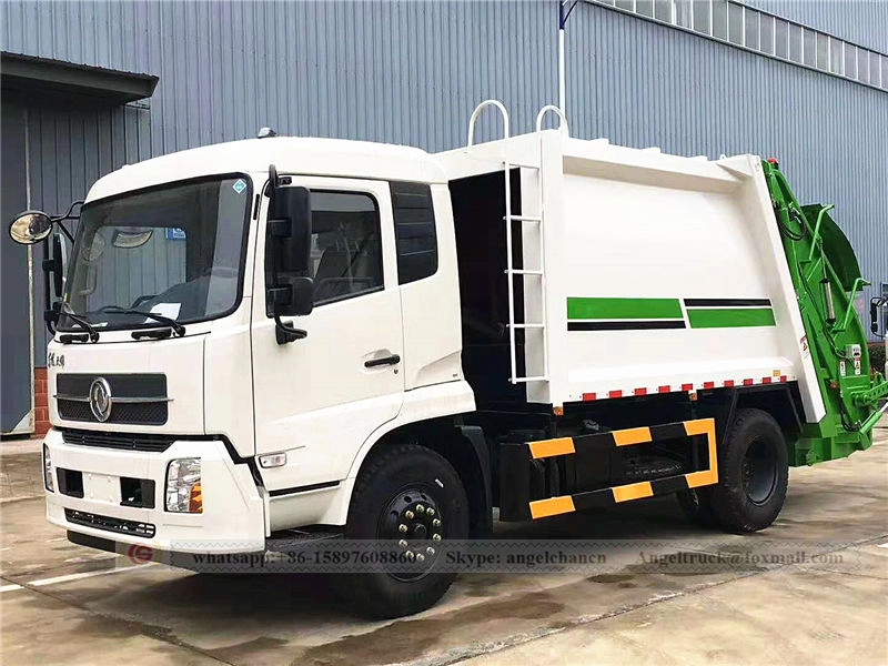 Caminhão compactador de resíduos Dongfeng 10 CBM Caminhão de lixo