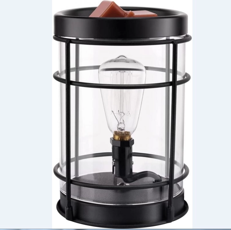 Aquecedor de velas de metal estilo Edison para cubos de cera