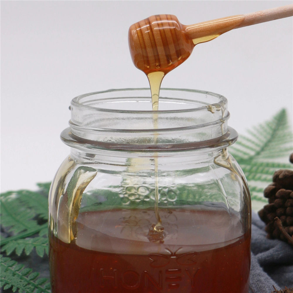 Frasco de vidro de mel natural puro 300g 500g