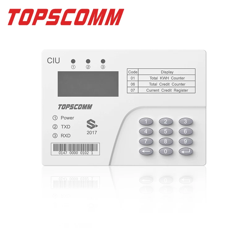 Unidade de Controle e Monitor de Teclado da Unidade de Interface do Consumidor (CIU) TC103