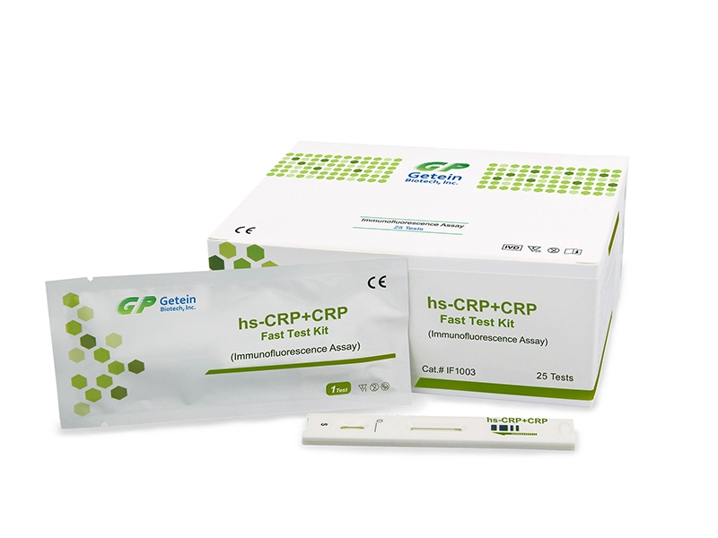 Kit de teste rápido hs-CRP+CRP (ensaio de imunofluorescência)