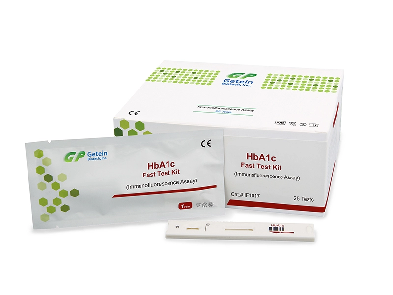 Kit de teste rápido de HbA1c (ensaio de imunofluorescência)