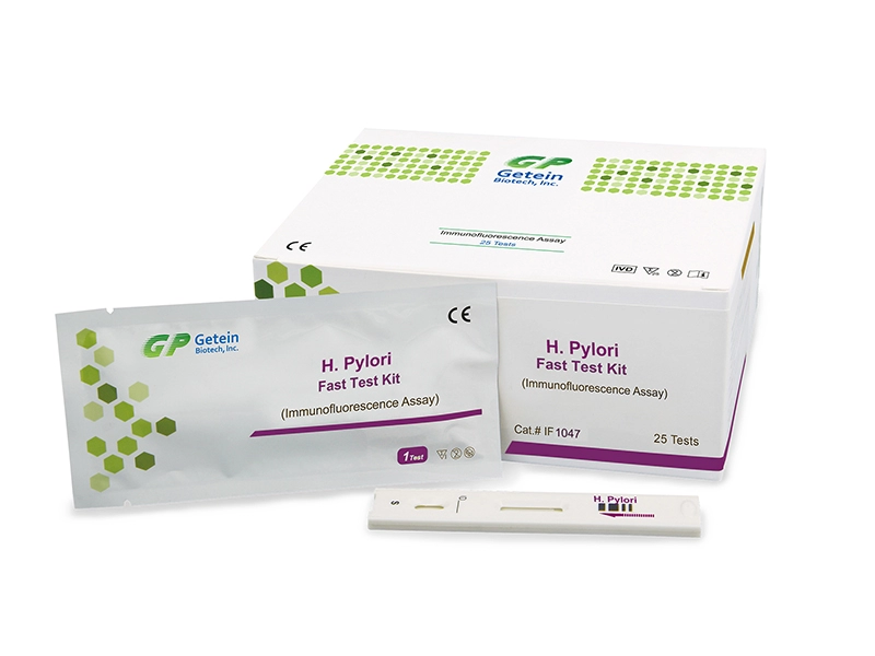 Kit de teste rápido de H. pylori (ensaio de imunofluorescência)