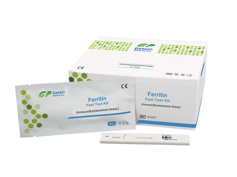 Kit de teste rápido de ferritina (ensaio de imunofluorescência)
