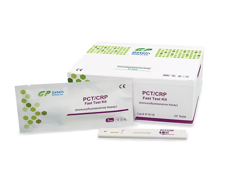 Kit de teste rápido PCT/CRP (ensaio de imunofluorescência)