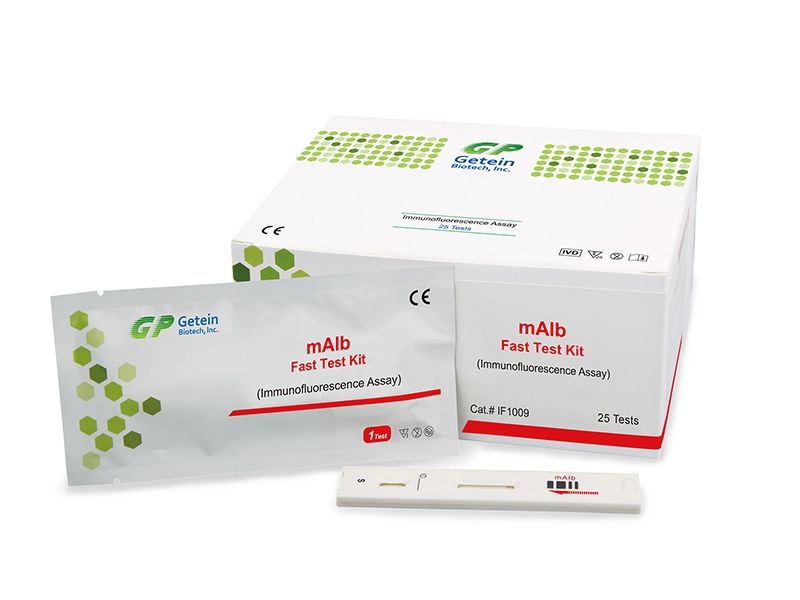 Kit de teste rápido mAlb (ensaio de imunofluorescência)