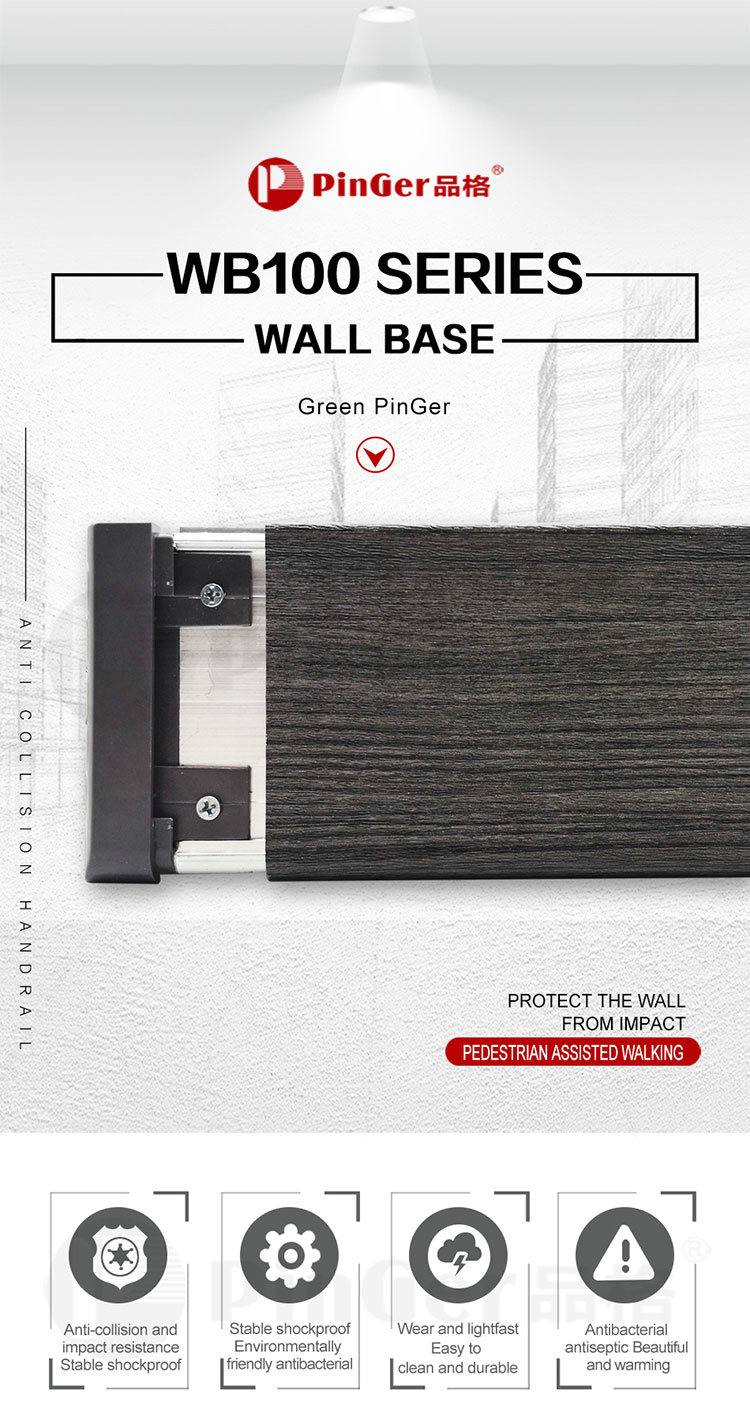 Sistema de base de parede de alto impacto não PVC para proteção de parede