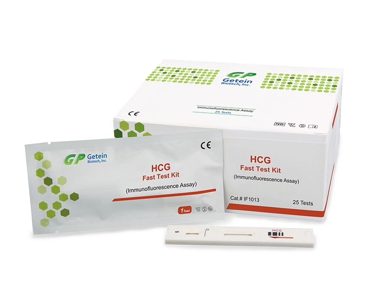 Kit de teste rápido HCG+β (ensaio de imunofluorescência)