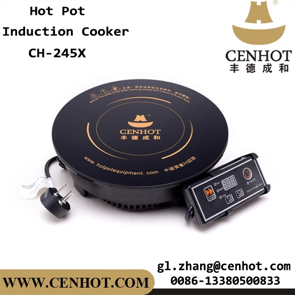 Placa de indução portátil comercial de controle de linha CENHOT para restaurante hotpot