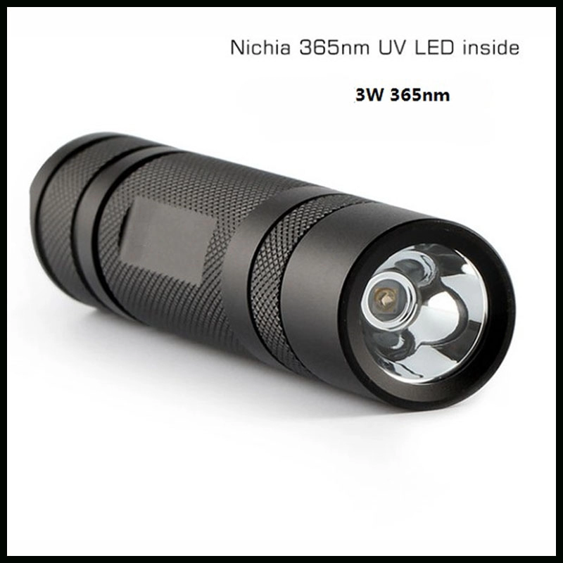 Lanterna UV LED NICHIA 365nm 3W