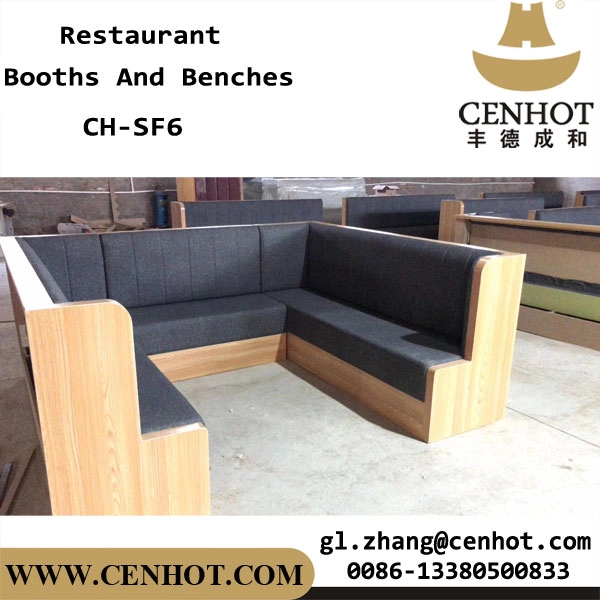 Cabines e sofás para restaurante circular interno CENHOT