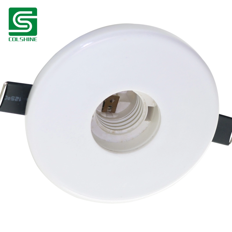 Suporte de lâmpada de parafuso E27 para luz de teto retrô de porcelana