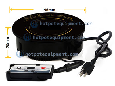 Shabu Shabu Smokeless Hot Pot Equipment size - CENHOT