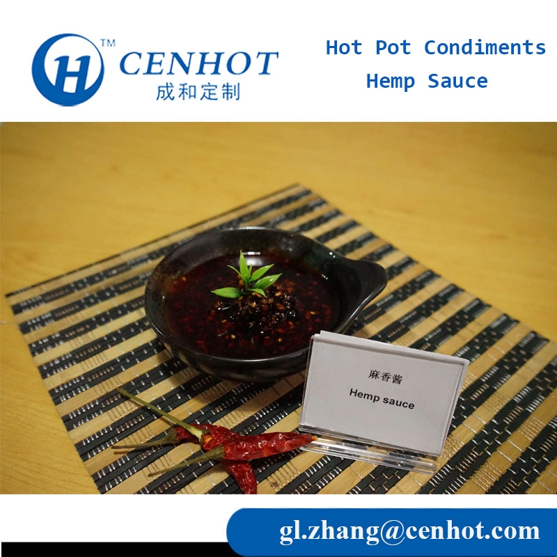Molho de cânhamo condimentado para panela quente picante manufaturado na China - CENHOT
