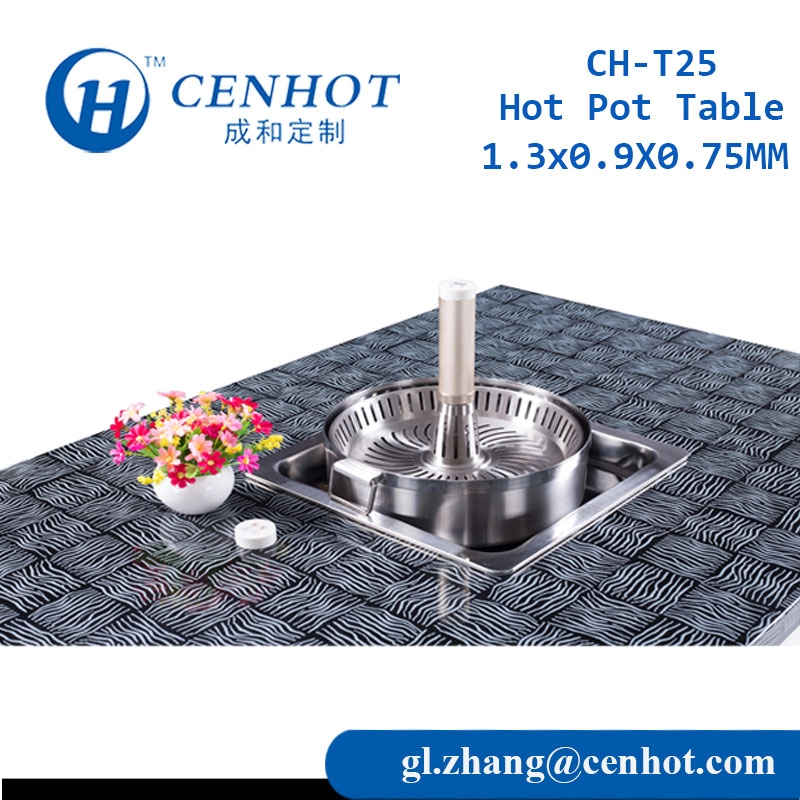 Fabricantes de mesa hotpot quadrada China - CENHOT