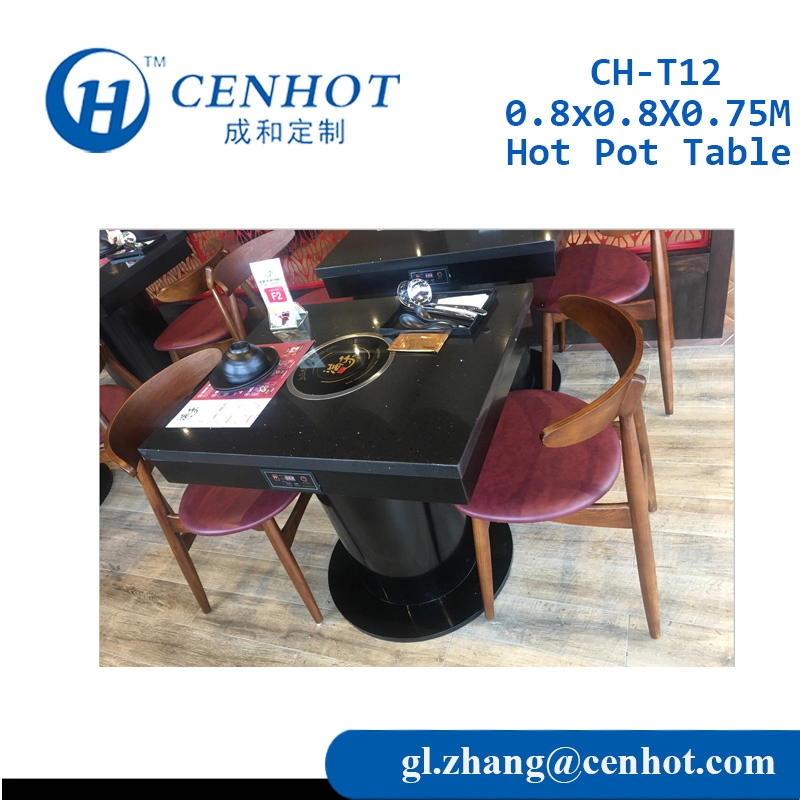 Mesa de panela quente com fogão de indução para restaurante fábrica China - CENHOT