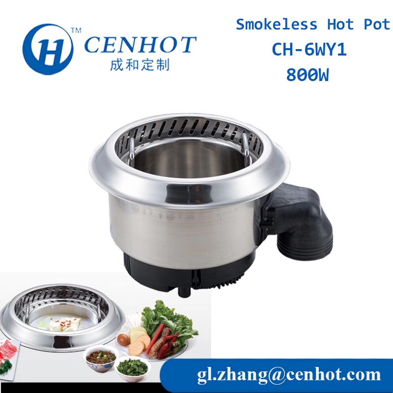 Fornecedores de equipamentos de panela quente sem fumaça Shabu Shabu China - CENHOT