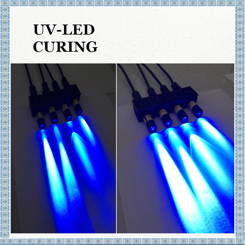 Luzes LED UV de ponto de resfriamento de ar para cola UV de cura rápida
