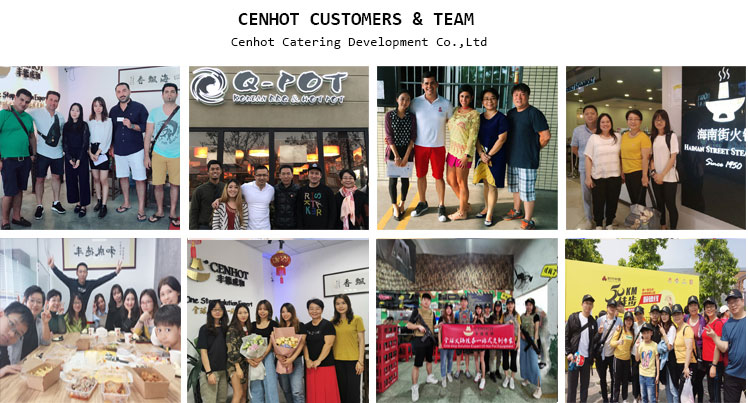Clientes e equipe CENHOT