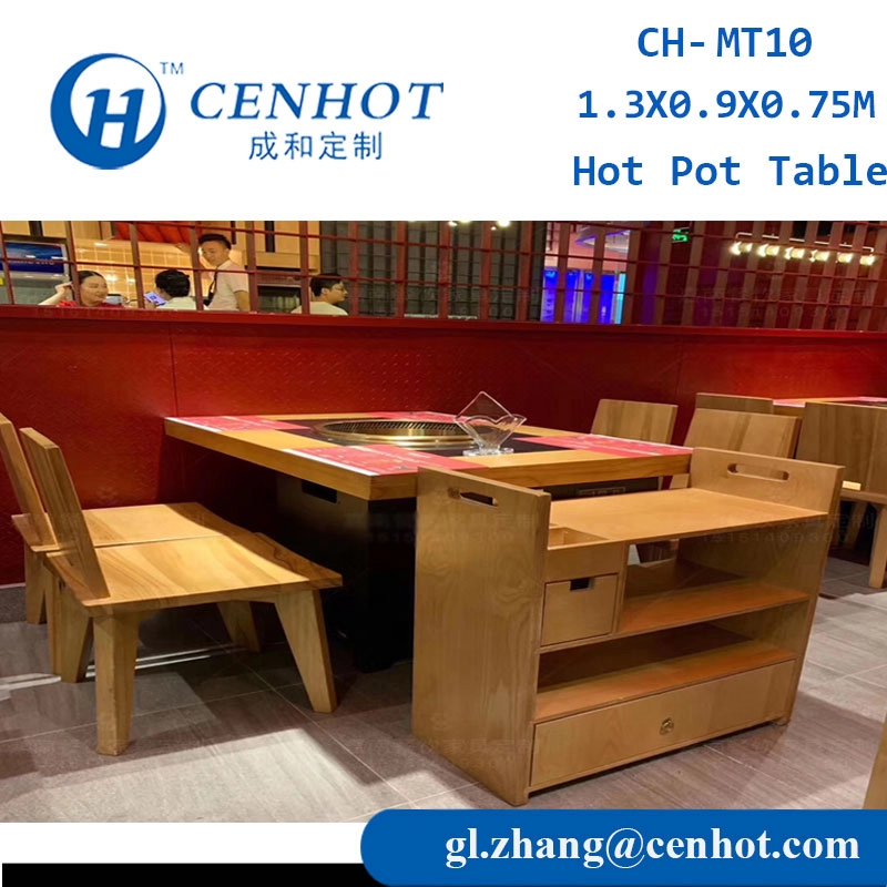 Como Haidilao Restaurante Comercial Hot Pot Mesas E Cadeiras Móveis China CH-MT10 - CENHOT