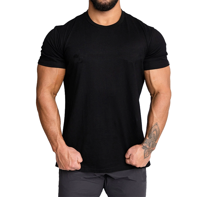 Camiseta masculina de treino de compressão plus size fitness fitness masculina