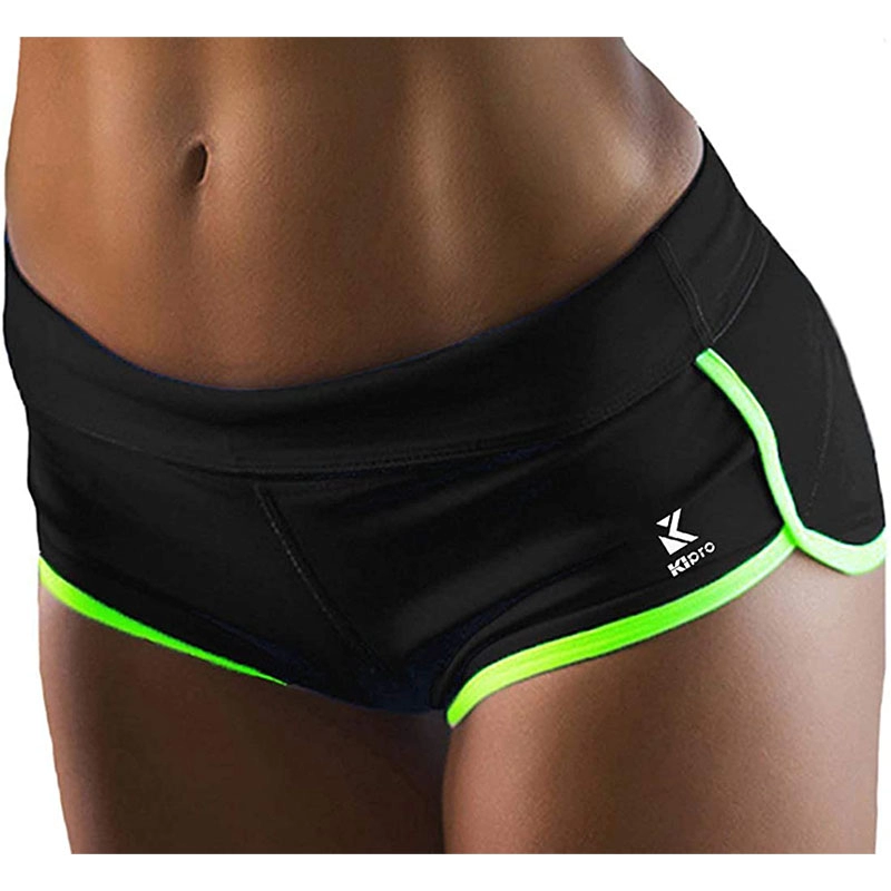 Shorts feminino ativo fitness esportivo yoga booty shorts para treino de corrida na academia